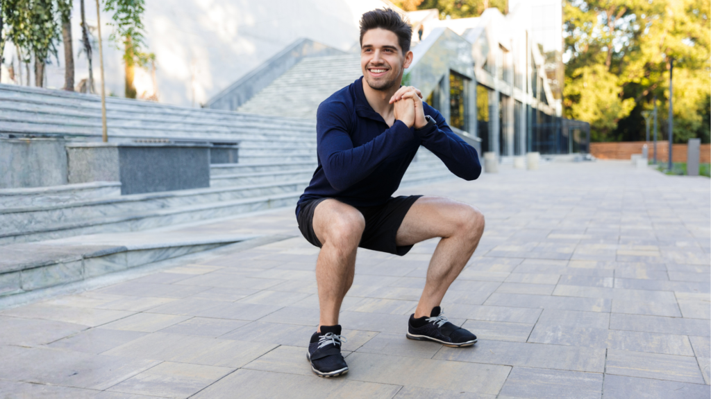 deep squat knee safety