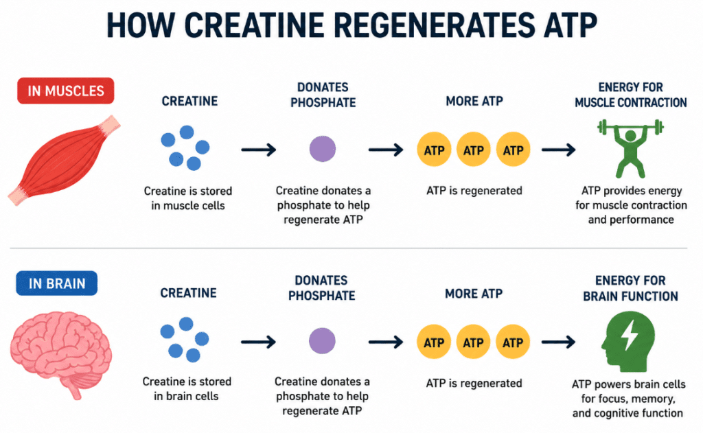 How Creatine Regenerates ATP
