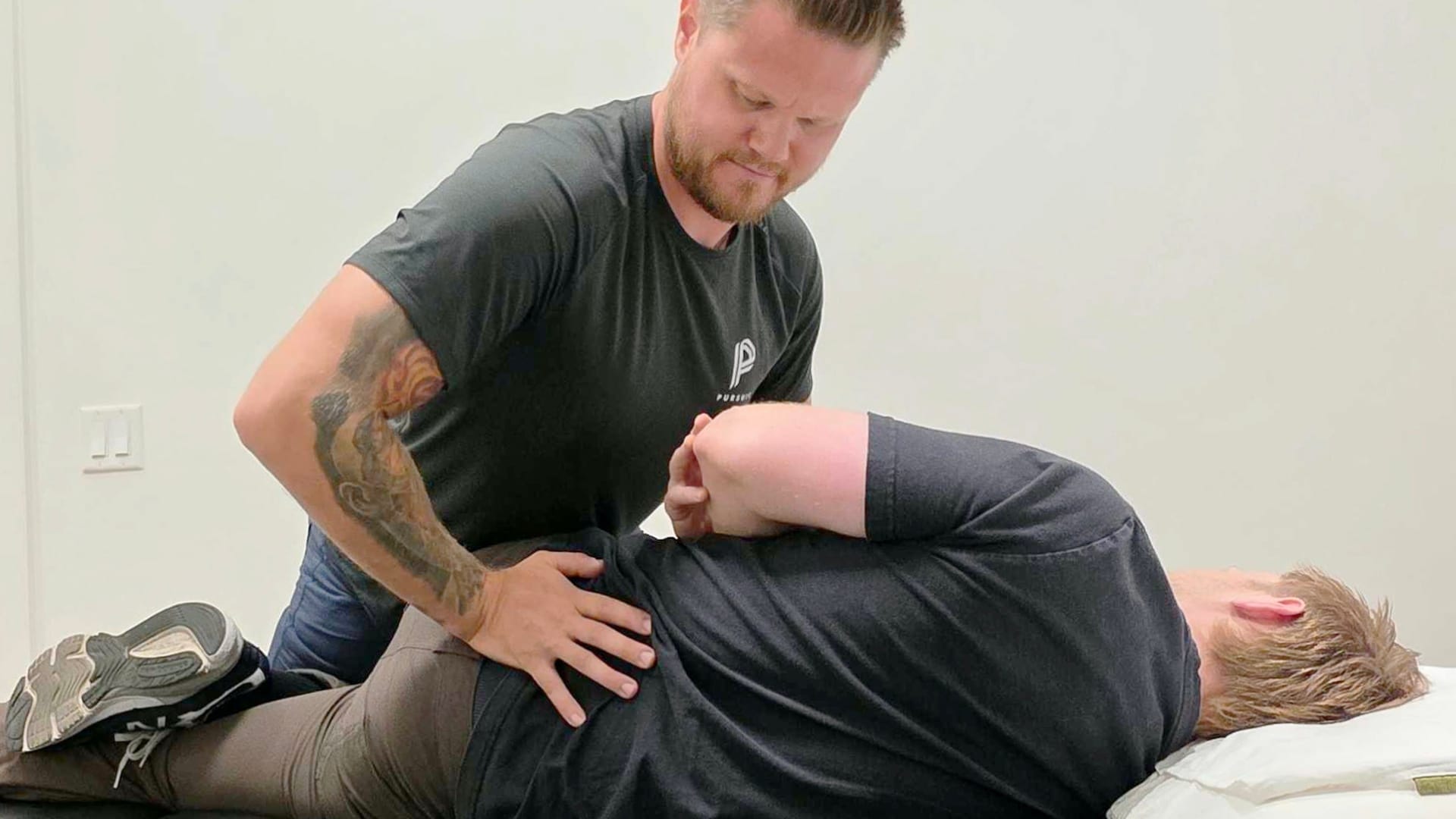 Chiropractic adjustment for low back pain
